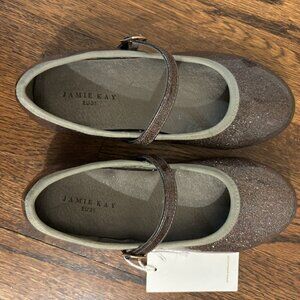 nwt jamie kay sparkle shoes 13 brown
